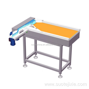 Muti-track arranging botte buffer table for conveyor